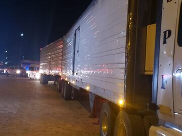 Aseguran 3 tráileres con cientos de migrantes en Tamaulipas