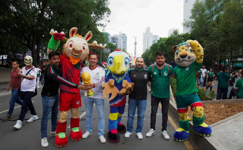 Ambiente mundialista en la CDMX. Foto: Osmar Alvarado / EL UNIVERSAL