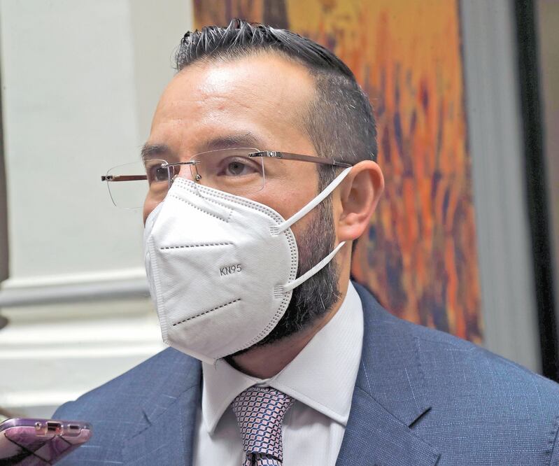 Gilberto Sauza busca inmunizar a trabajadores y familias de las unidades económicas del consejo empresarial. Foto: JORGE ALVARADO. EL UNIVERSAL