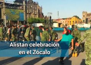 Alistan conmemoración del Día del Ejército en el Zócalo... y cierres viales