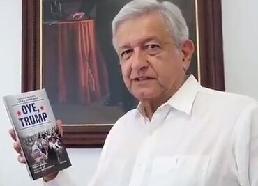 Lanza AMLO nuevo libro titulado “Oye Trump”
