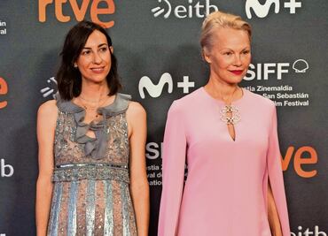 Pamela Anderson sorprende en San Sebastián