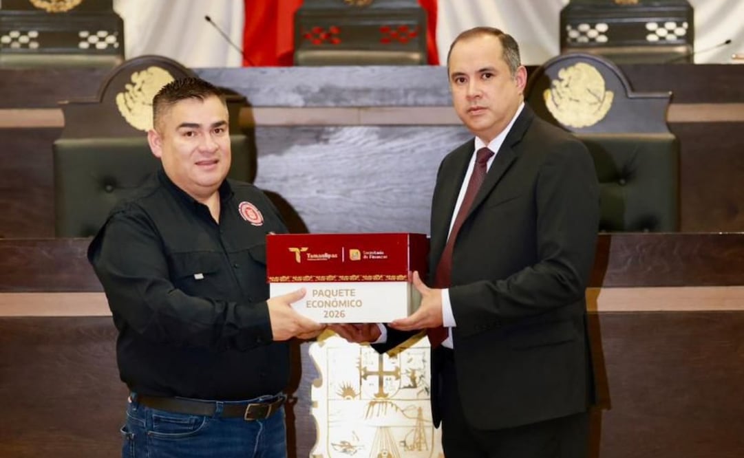 Entrega Gobierno de Tamaulipas al Congreso propuesta del Paquete Económico 2026 (09/12/2025). Foto: Especial