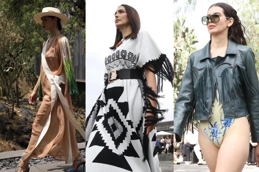 Los flecos y el estilo bohemio marcaron pauta en el segundo día de MBFWMx 2022 / Fotos: Mercedes-Benz Fashion Week México