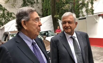 AMLO se reúne con Cuauhtémoc Cárdenas previo a reunión con Peña Nieto