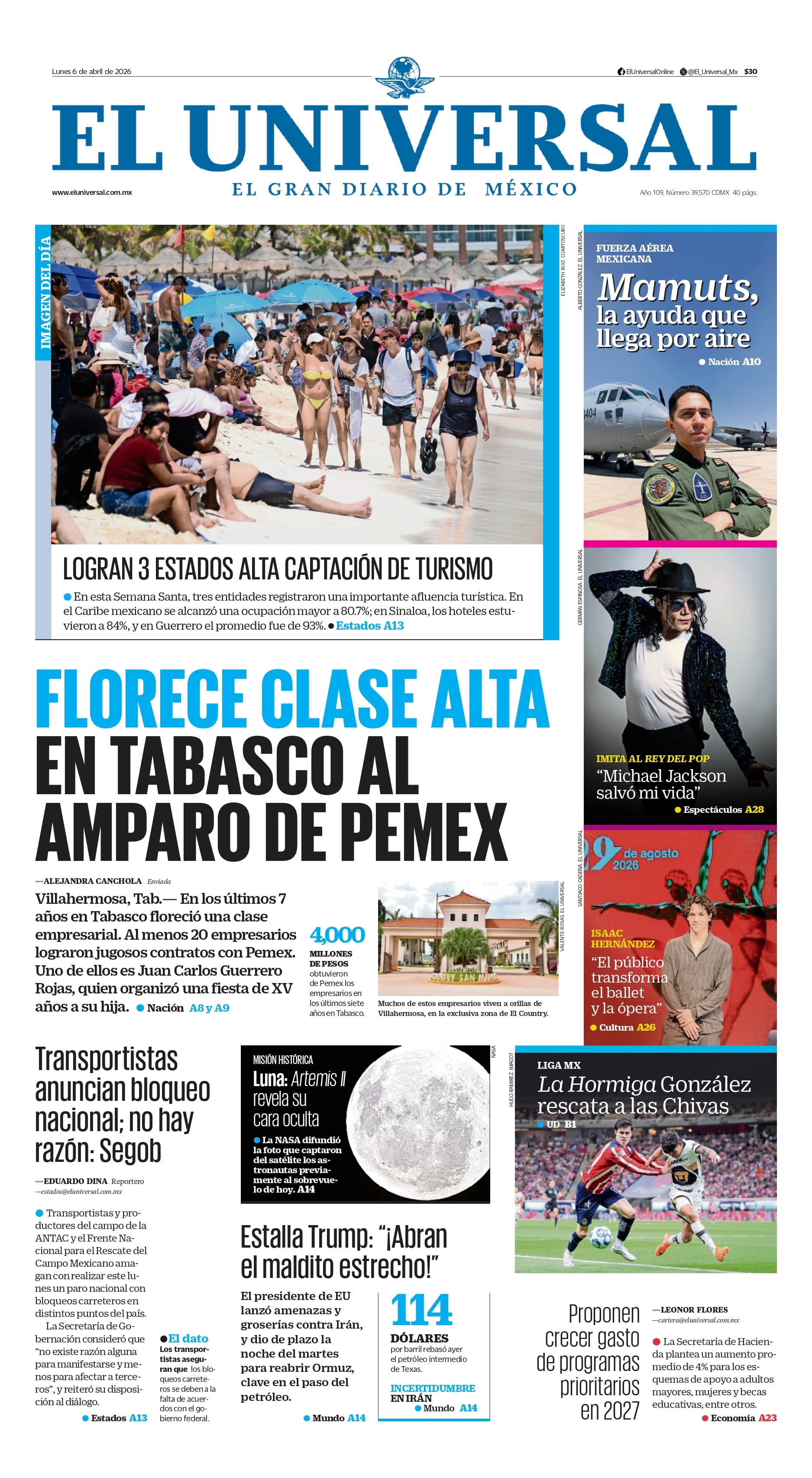 Portada impresa