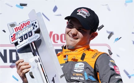 Pato O'Ward tras ganar en Iowa: "Este es el momento perfecto"