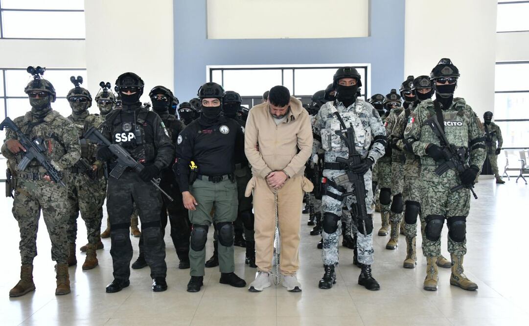 Segundo combo de 26 narcos entregados a EU, entre ellos "La Tuta" y el líder de "Los Cuinis". Foto: Especial