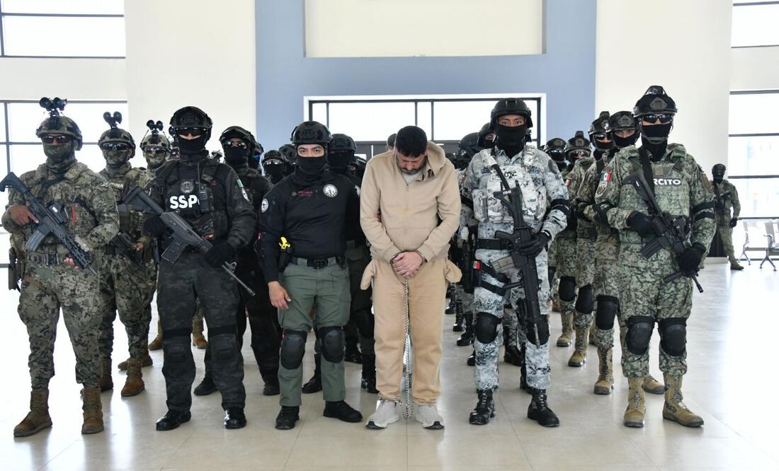 Segundo combo de 26 narcos entregados a EU, entre ellos "La Tuta" y el líder de "Los Cuinis". Foto: Especial