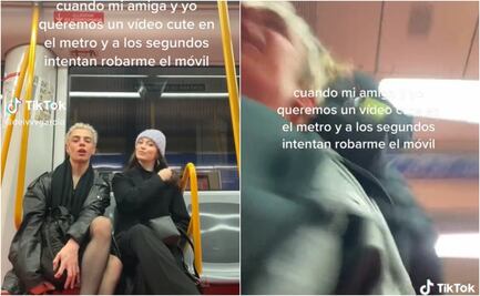 VIDEO: Influencer graba TikTok y casi le roban el celular en metro de Madrid; "esto no me vuelve a pasar”