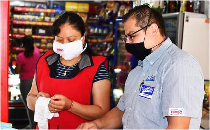 Tenderos de México reciben 1 millón de cubrebocas por parte de Grupo Bimbo