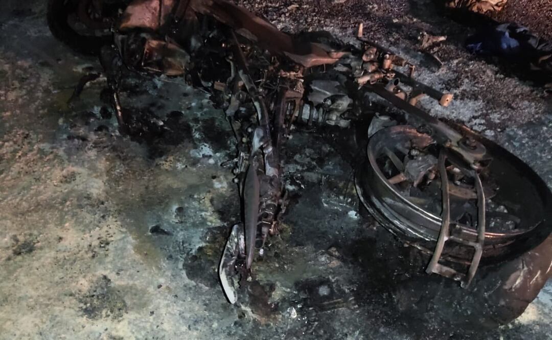 Motociclista muerto en Yucatán. Foto: Especial