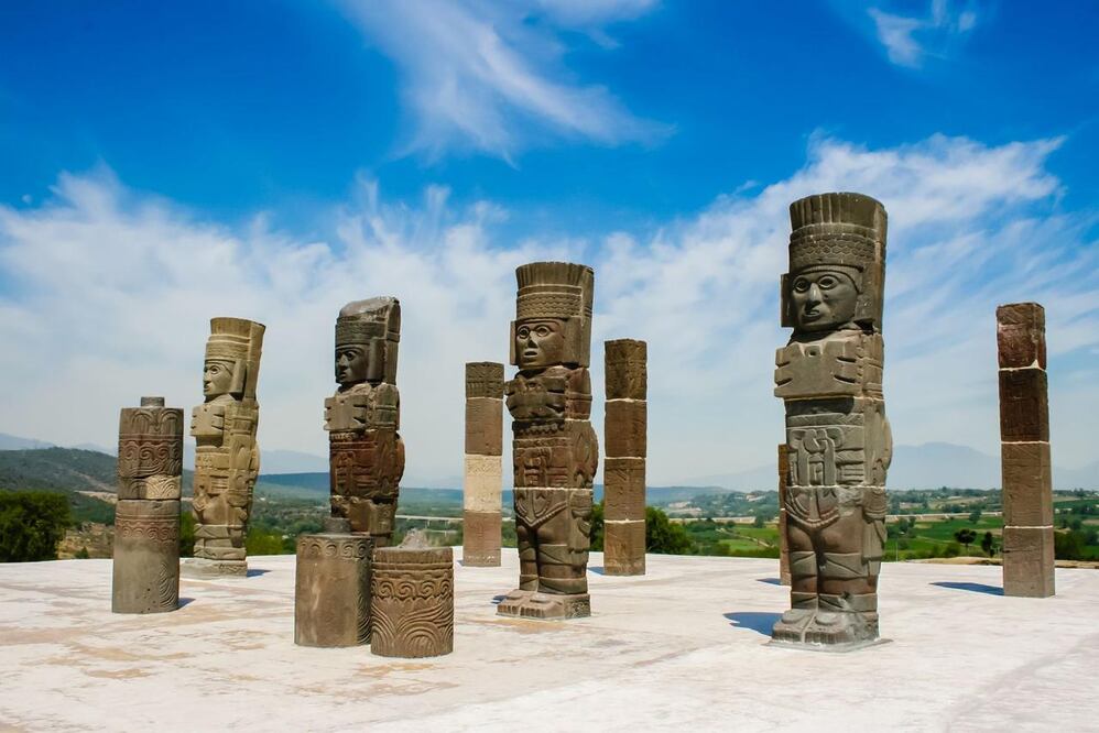 Los atlantes de Tula son columnas que superan los cuatro metros de altura. (Foto: Istock)