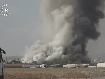 Se registra fuerte incendio en una refinería de petróleo en Irak; reportan varios lesionados