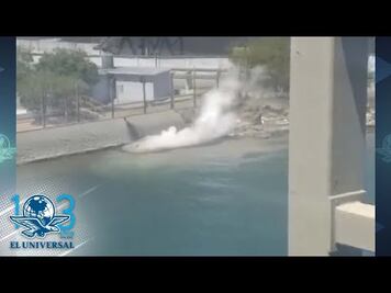 Derraman 3 mil litros de ácido sulfúrico hacia el mar