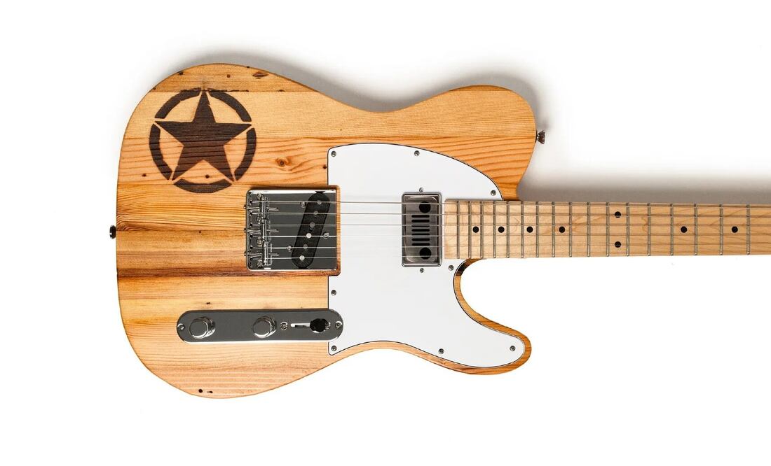Jeep fabricará una serie limitada de guitarras con madera de una planta de autos