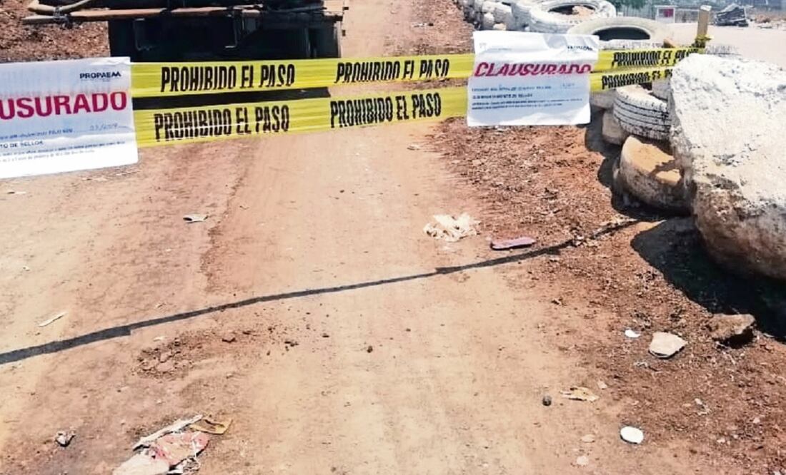 Reacc ión. El ayuntamiento de Ecatepec rechazó el cierre del relleno, que tenía más de 20 años trabajando. ESPECIAL