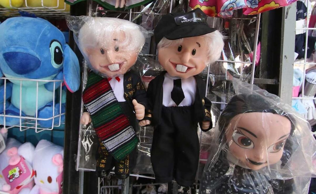 El popular muñeco, el cual se vende hasta por 600 pesos, también actualizó las frases que suenan al presionarle su pancita. Foto: Carlos Mejía / EL UNIVERSAL