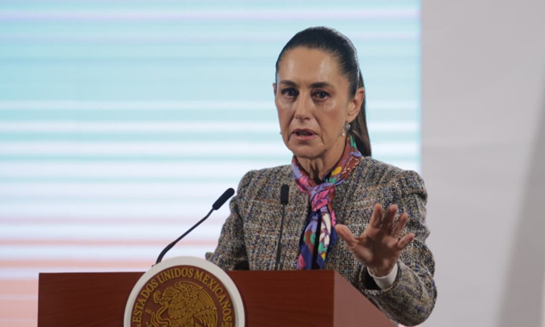 La Mandataria federal señaló que el nombramiento como grupos terroristas a los cárteles mexicanos no les da derecho a intervenir en el país. Claudia Sheinbaum (21-02-2025). Foto: Carlos Mejía / EL UNIVERSAL