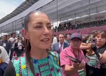 "Ni conozco la marca”: Sheinbaum desmiente viajar con maleta Louis Vuitton