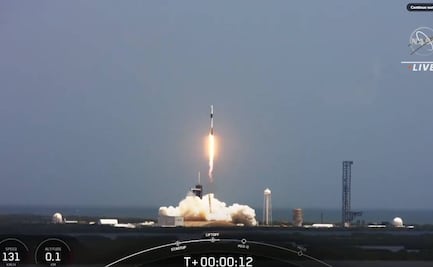 La NASA y SpaceX lanzan misión para llevar equipamiento a la Estación Espacial Internacional