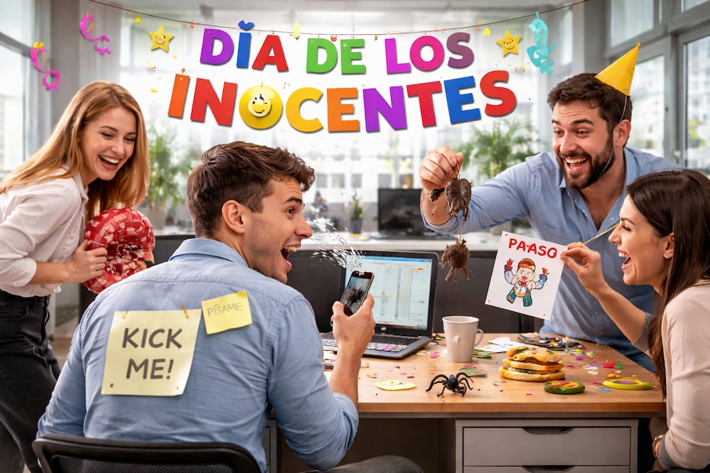 Día de los Inocentes 2026. Foto: Creada con IA