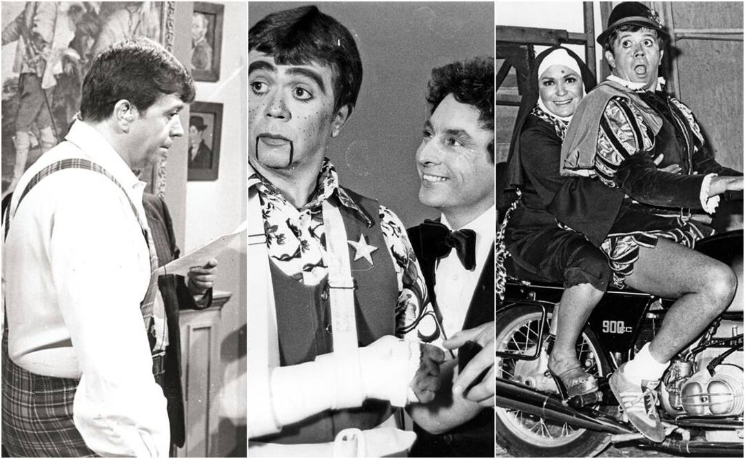 De izquierda a derecha: La Carabina de Ambrosio; Títere, con César Costa y Teatro, con Carmen Salinas (Fotos. Archivo EL UNIVERSAL)