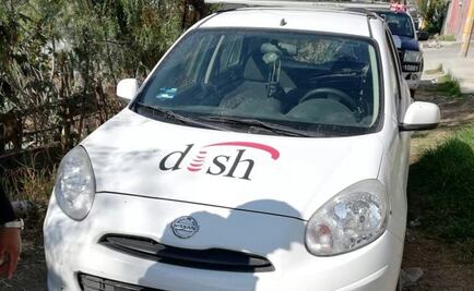 Usa auto con logotipo de Dish para posible robo en Edomex