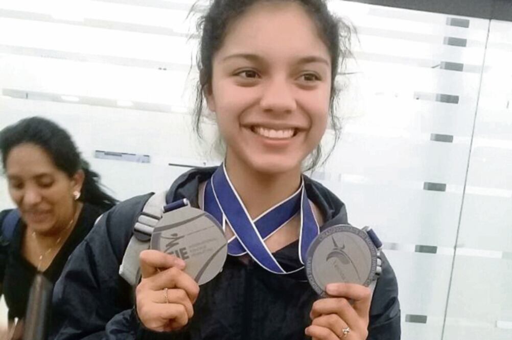 La esgrimista Natalia Botello, una de las que ganó el Premio en 2017. (ADRIANA DÍAZ. EL UNIVERSAL)