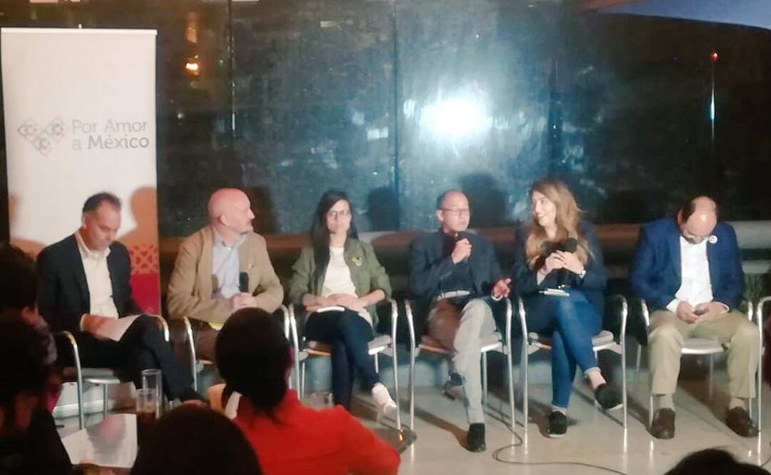 Jaime Rochín del Rincón participó en la “Tertulia: Seguridad y Justicia en la Transición”. FOTO: tomada de @CEAVmex