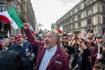 Estado de México se hace presente en el Zócalo de CDMX; “No nos van a dividir, la presidenta tiene respaldo y tiene rumbo”: Horacio Duarte