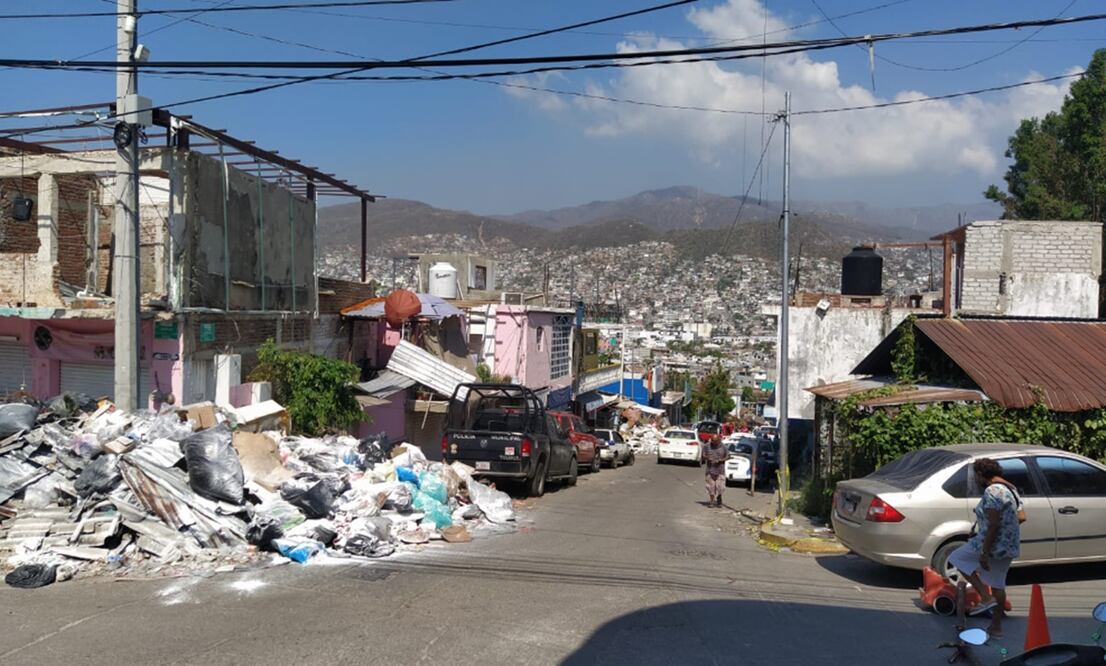 Basura en Acapulco tras paso del huracán Otis. Foto: EL UNIVERSAL