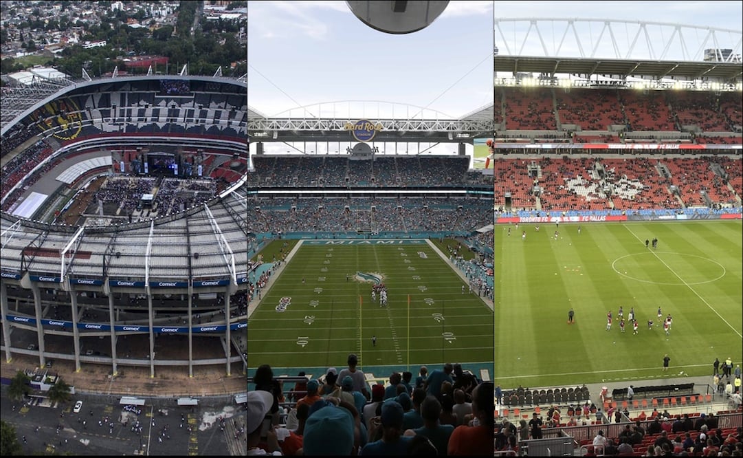 LOS ESTADIOS EN LOS QUE SE JUGARÁ EL MUNDIAL DEL 2026 - FOTO: ESPECIAL