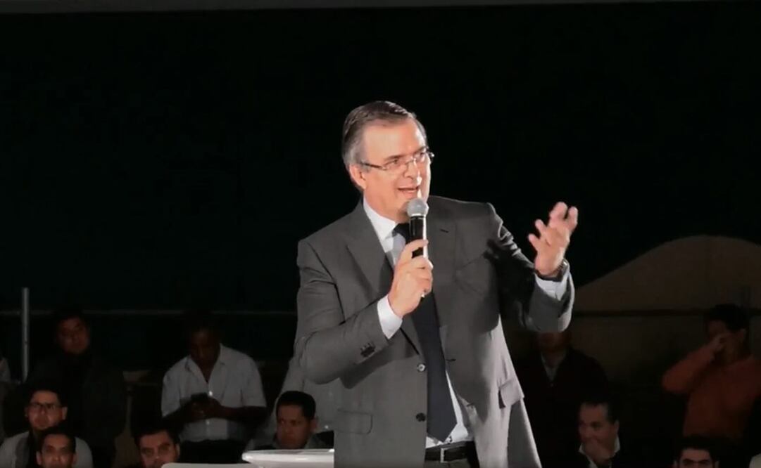 Marcelo Ebrard presentó su libro "En el camino de México" en la Convención Nacional del PVEM. Foto: Captura / Facebook PVEM
