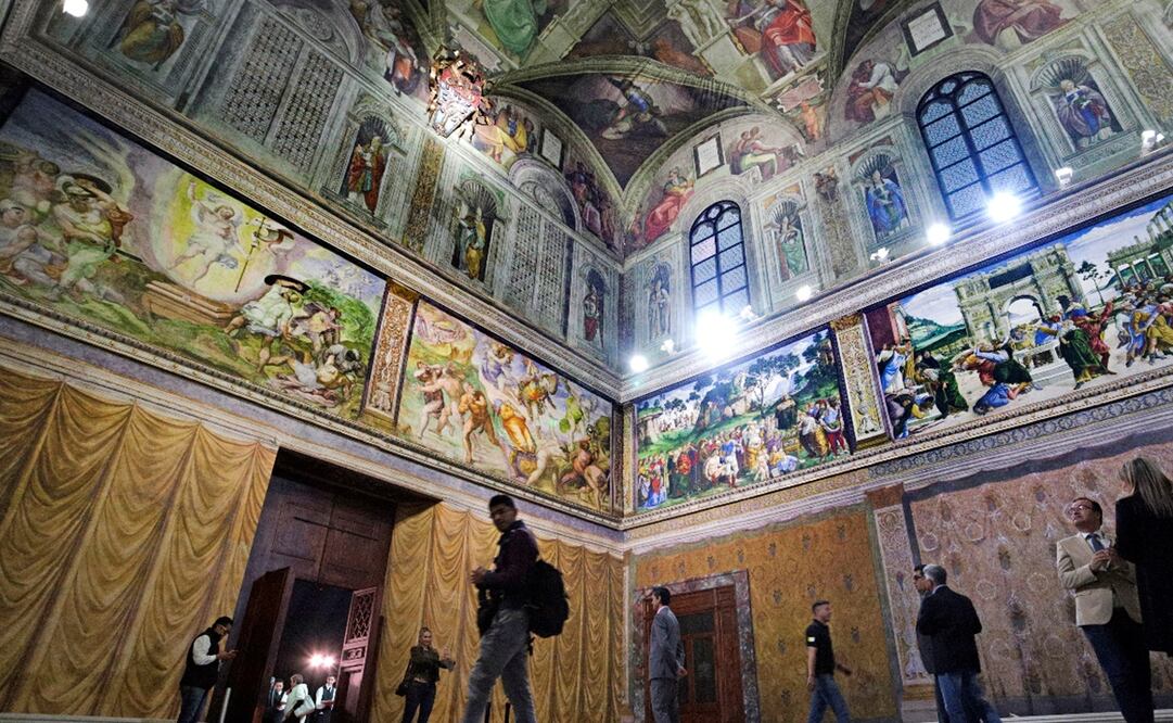 La apertura de la réplica de la Capilla Sixtina estaba programada para este martes 19 de abril, pero se pospuso para este jueves 21 de abril, debido a las altas temperaturas. Foto: Especial