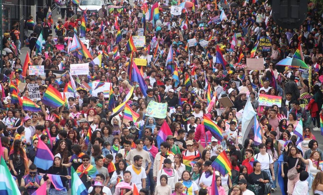el día de hoy se realizó la "Marcha Orgullo LGBTTTI 2024" en el estado de Puebla. Foto: Omar Contreras - EL UNIVERSAL