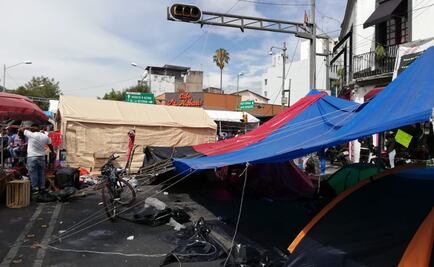 Tras 17 días, CNTE retira campamento de Bucareli en la CDMX