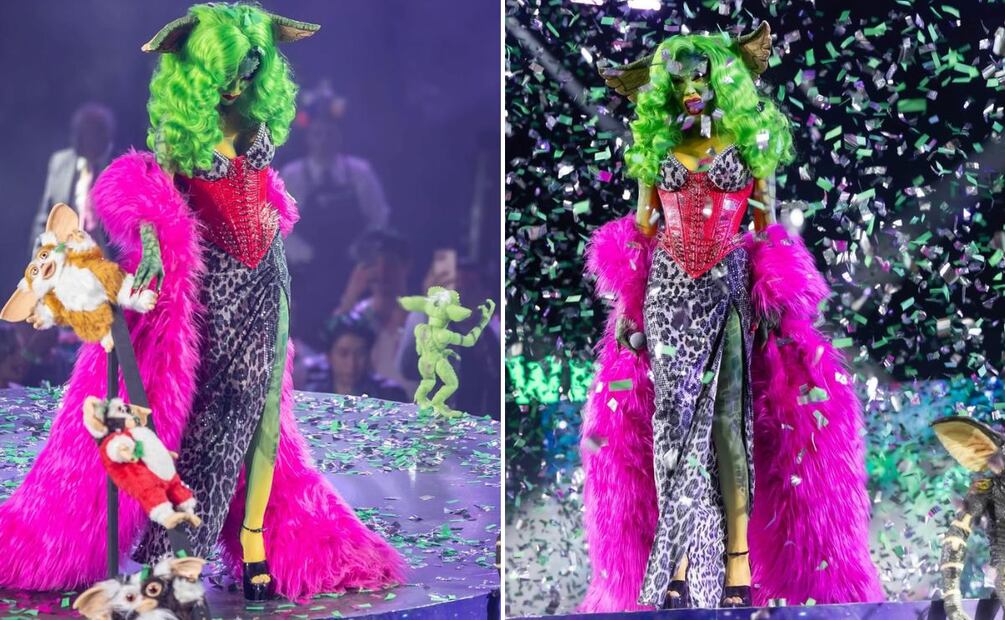 Belinda llevó sandalais con plataforma con su disfraz de Greta. Foto: Especial. Instagram @prensadanna (Lulú Urdapilleta)