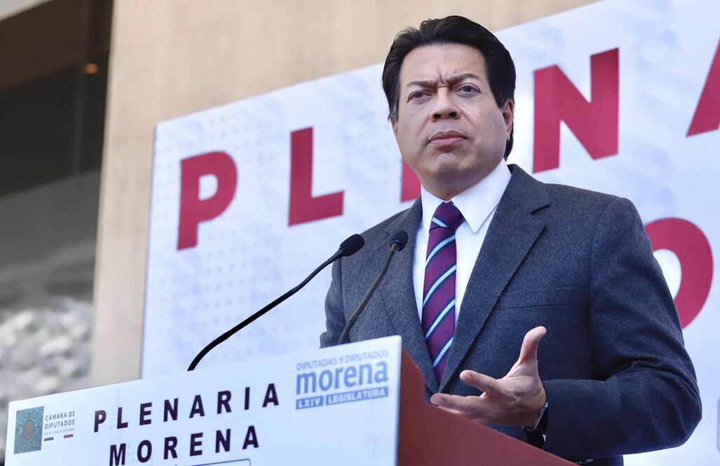 El líder de Morena en la Cámara de Diputados, Mario Delgado. Foto: Archivo