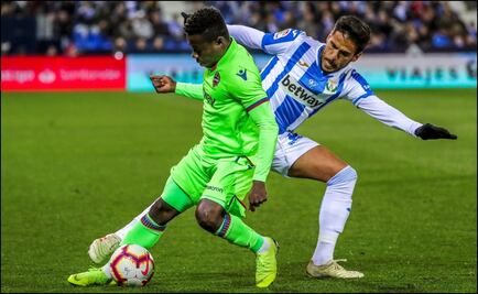 Diego Reyes, titular en victoria del Leganés ante Levante