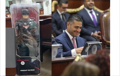 No es un pájaro ni un avión, es ¡Súper Harfuch!; así luce el muñeco del exsecretario de Seguridad