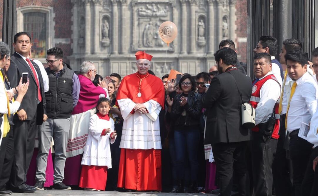 El Arzobispo Primado de México, cardenal Carlos Aguiar Retes. Foto: Berenice Fregoso/EL UNIVERSAL