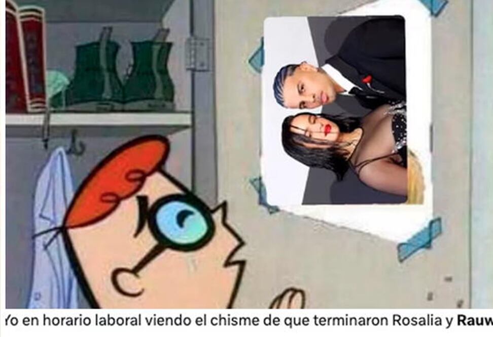 Esta semana, la ruptura entre Rosalía y Rauw Alejandro conmocionó en redes sociales.
Foto: Twitter