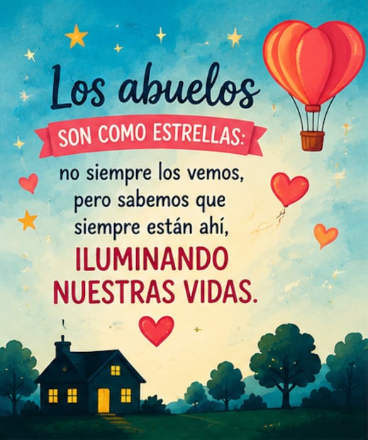 Imágenes para compartir este 28 de agosto, Día del Abuelo. Foto: Creada con IA