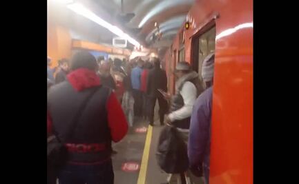 Fricción en zapatas de tren provocó humo en la estación Camarones de la Línea 7: Metro CDMX 