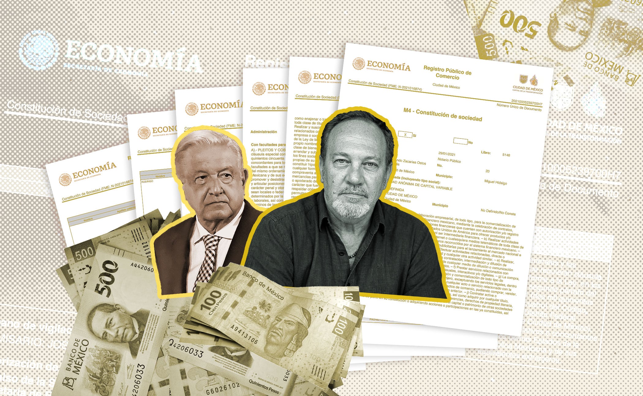 Cu&ntilde;ado de AMLO crea empresas del Bienestar con acusados de lavado