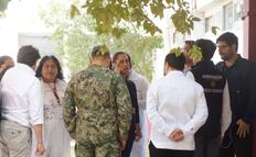 Sheinbaum se reúne con víctimas tras descarrilamiento del Interoceánico; recorre hospitales en Oaxaca