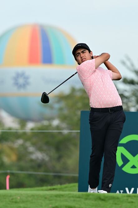 Gerardo Gómez en su primera ronda del México Open / Foto: Cortesía