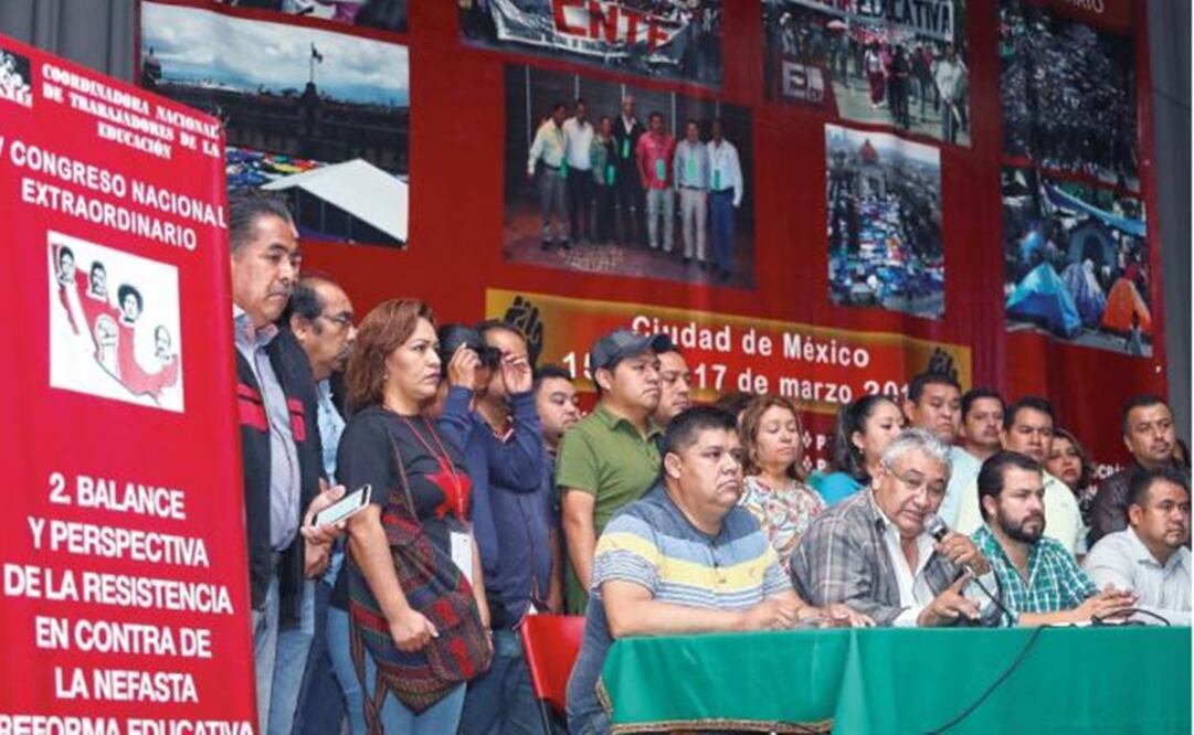 Anuncia la Coordinadora un paro este lunes como parte de su estrategia para reinstalar una mesa de negociación sobre la reforma educativa. Foto: Archivo/El Universal