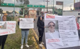 Familiares de Melanie Estrella Enriquez Escamilla protestan para encontrarla; cierran la Avenida Central del Estado de México